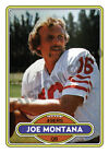1980 Joe Montana Custom Football Card