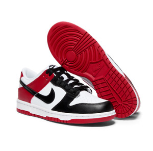 Nike Dunk Low Black Toe Chicago HF9980-600 GS & Women's Size New
