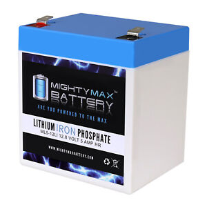 Mighty Max 12V 5AH Lithium Battery compatible with Anchor Audio MegaVox Pro