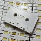 New Blank White C-62 Cassette Tapes Lot Of 5 Recording Mixtape 62 Minute Tab In