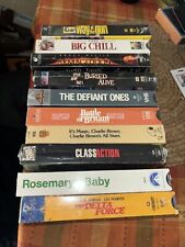Lot of 10 Sealed VHS Movies Assorted Genres Rosemary’s Baby, Charlie Brown More!