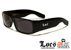 LOCS Authentic Rectangular OG Gangster Cholo BLACK Sunglasses Designer Maddogger