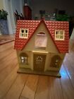 Epoch Calico Critters Red Roof Cozy Cottage Starter Home Dollhouse Toy House