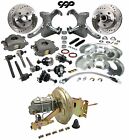 1967-72 CHEVY C10 PICKUP TRUCK 5 LUG DROP SPINDLE BOOSTER CONVERSION KIT DRILLED