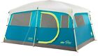 Coleman 8Person Tenaya Lake Fast Pitch Cabin Camping Tent with Closet Light Blue