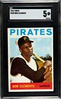 1964 Topps #440 Bob Clemente Pittsburgh Pirates Hall-of-Fame SGC 5 EX