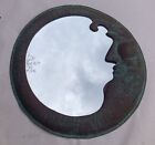 New ListingRARE Handmade Copper Crescent Moon Wall Hanging Mirror Celestial Wicca Astrology