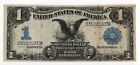 1899 $1 Large Black Eagle Silver Certificate One Dollar Fr. 226 - VF Details