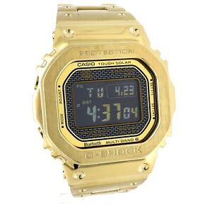 Casio G-Shock GMW-B5000GD-9JF Gold Full Metal Solar Bluetooth Men’s Watch MINT!