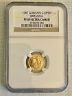 Great Britain 1987 Britannia 10 Pounds 1/10 oz Gold Proof Coin NGC PF69 Sku#1262
