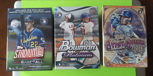 5-Blaster Box Lot of Sealed 2021 Bowman/Topps (Archives/Gypsy Queen/Heritage)
