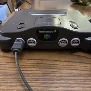 New ListingNintendo 64 Video Game Console With Charcoal Controller, Power Pack,  Adapter