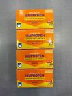 4 Pack IB Ibuprofen Coated Caplets 200mg 100 tablets EACH Exp 9/2025+