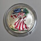 2000 Colorized American Silver Eagle 1 Oz .999 Fine Silver Unc