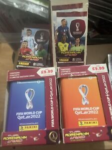 Panini Adrenalyn XL World Cup Qatar 2022-25 packets 2 Mini Tins +2 Multibox