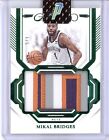 MIKAL BRIDGES 2022-23 PANINI FLAWLESS PATCHES GAME-USED PATCH EMERALD 1/5 SUNS