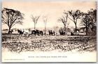 postcard PRIVATE VIEWS FAIRFIELD DAIRY CO. farm horse plow crops