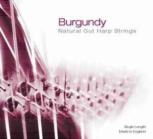 Burgundy Bow Pedal Natural Gut Harp String No.29 5th Octave E=MI * 1 string