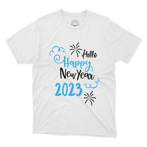 Happy New Year 2023  Short Sleeve Premium Quality Printed T-Shirt