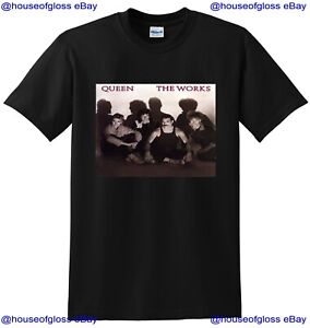 *NEW* QUEEN T SHIRT the works vinyl cd cover SMALL MEDIUM LARGE XL