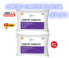 Mainstays Comfort Complete Bed Pillow, Standard/Queen (2 Pack)