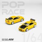 (In Stock) POPRACE 1/64 Nissan GT-R Nismo 400R Prototype Yellow Diecast Model