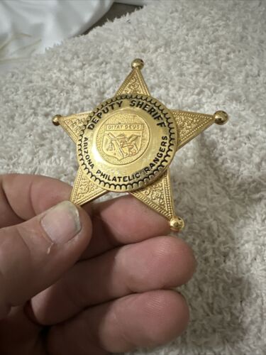 New ListingVintage Obsolete Arizona Deputy Sheriff Rangers Badge