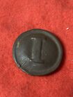 Civil War Confederate CS 'I' Infantry Coat Button Tin Back Dug Near Corinth MS