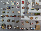 Vintage LOT OF 48 Collectible Pins Pinback Freemason Police OSU School Dior