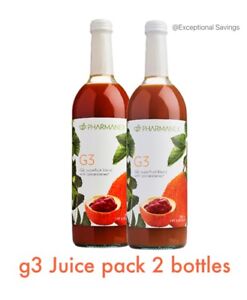 Nu Skin Nuskin Pharmanex G3 Juice 2 Bottles. Boxed/Sealed -10/24