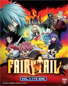 DVD Anime Fairy Tail Season 1 Complete Series (Vol. 1-175 End) English Subtitle