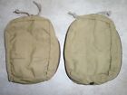 Eagle Industries (SET OF 2) Khaki MOLLE Zippered Medical First Aid IFAK Pouch