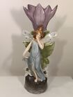 Atr Noveau German  Porcelain  Maiden Fairy Nymph Under Floral Vase