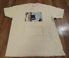 Supreme Banner Tee T-Shirt Size Medium Natural FW19 FW19T38 Brand New 2019