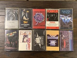 80s Metal (Cassette Tape Lot) 10 Title’s (TT Quick, TNT,Coney Hatch,Rough Cutt..