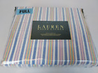 Ralph Lauren NEW Full Size Sheet Set Red Blue Yellow Pin Stripes