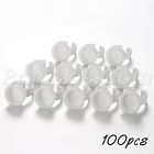 100pcs Disposable Glue Holder Rings Grafted Eyelash Extensions Application Tools