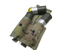 USGI ARMY OCP MULTICAM DOUBLE 40mm GRENADE POUCH M203 POCKET M320 MOLLE HOLDER