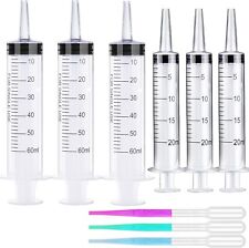 6 Pack Syringe Without Needle ( 60ml and 20ml ) Syringes for Lip Gloss,...