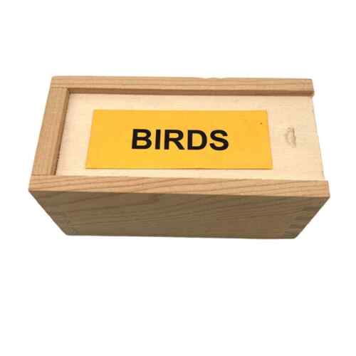 Robin Bird Call Whistle - Wooden Box with Instructions French
