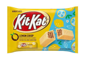 Kit Kat Lemon Crisp Wafers Miniatures - 8.4oz Bag - Pack Of 2 Bags - Exp 2/2025