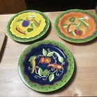 Gates ware by Laurie Gates/ 9.75” salad plates/ set of 3