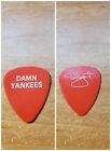Damn Yankees 1993 tour White on Red Ted Nugent Band logo Guitar Pick Pic
