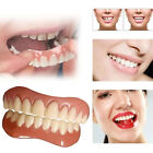 Silicone Upper Lower False Teeth Dental Veneers Dentures Smile Fake Tooth