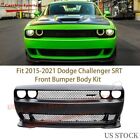 For 2015-2021 Dodge Challenger Hellcat Style Front Bumper Kit Grille (For: 2015 Challenger)