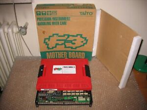 BOXED KIT TAITO F3 MOTHERBOARD JAMMA + PUZZLE BOBBLE 3 GAME CART EUROPE