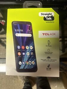 TCL A3X - 32GB - Black - Prepaid Smartphone (Straight Talk)