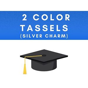 Class Act Graduation Graduation Tassel - 2022-2024 - Silver Charm - 2 Color