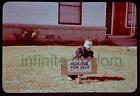 House For Sale Sign & Baby; Realty 1956 - Original 35mm Ektachrome Slide