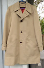 JC Penney Vintage Mens Trench coat Size 38 Union made tag